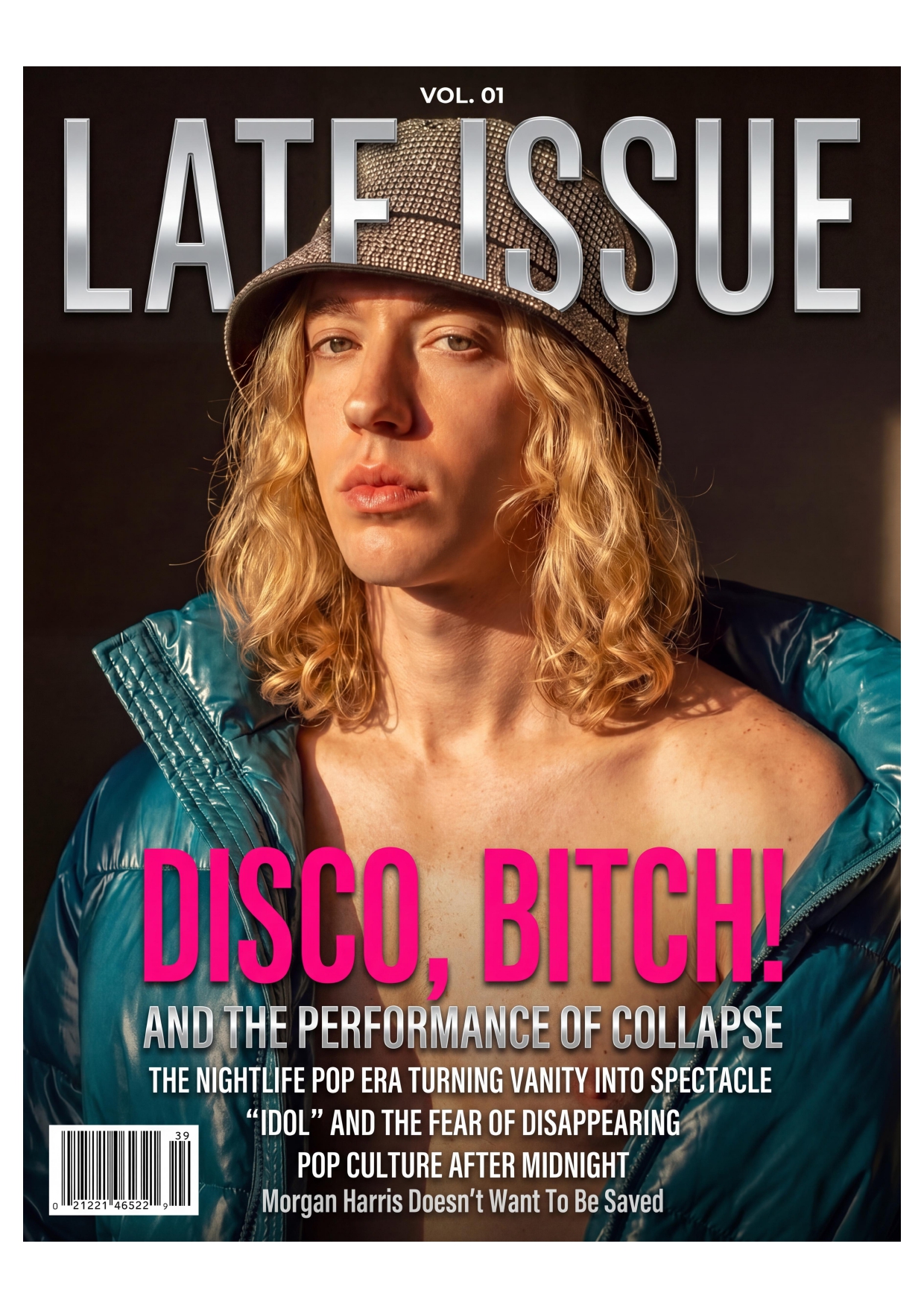 Late Issue Magazine cover featuring Morgan Harris